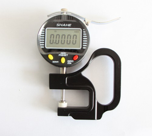 Digital tube thickness gauge